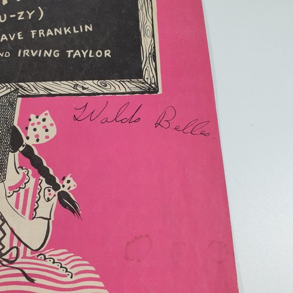 Vintage Sheet Music 1946 One-zy Two-zy I Love You-zy Piano Voice Easy Listening - Picture 2 of 5